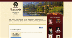 Desktop Screenshot of doughertyfuneralhome.com